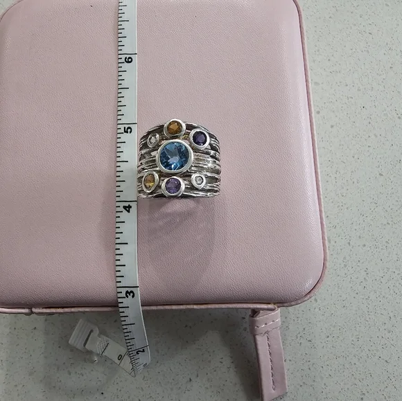 Custom Made Organic Style Sterling Silver Ring - Picture 7 of 10